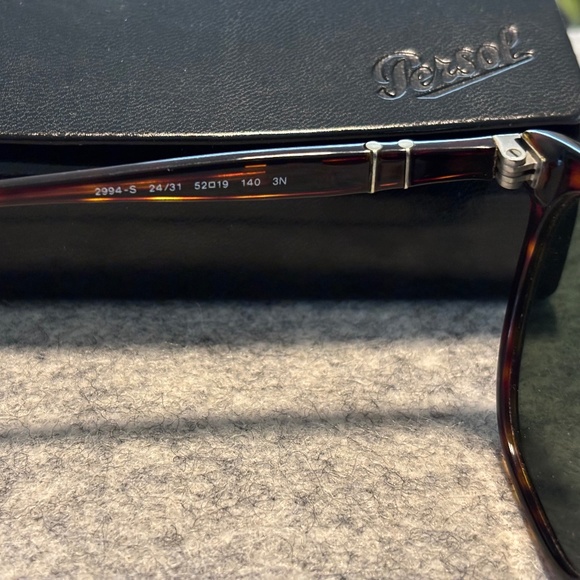 Persol PO 2994S Havana Crystal Green Sunglasses - Picture 2 of 4